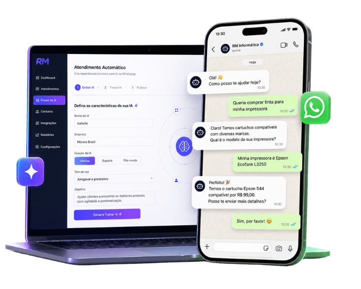 Atendimento com inteligência artificial pelo WhatsApp