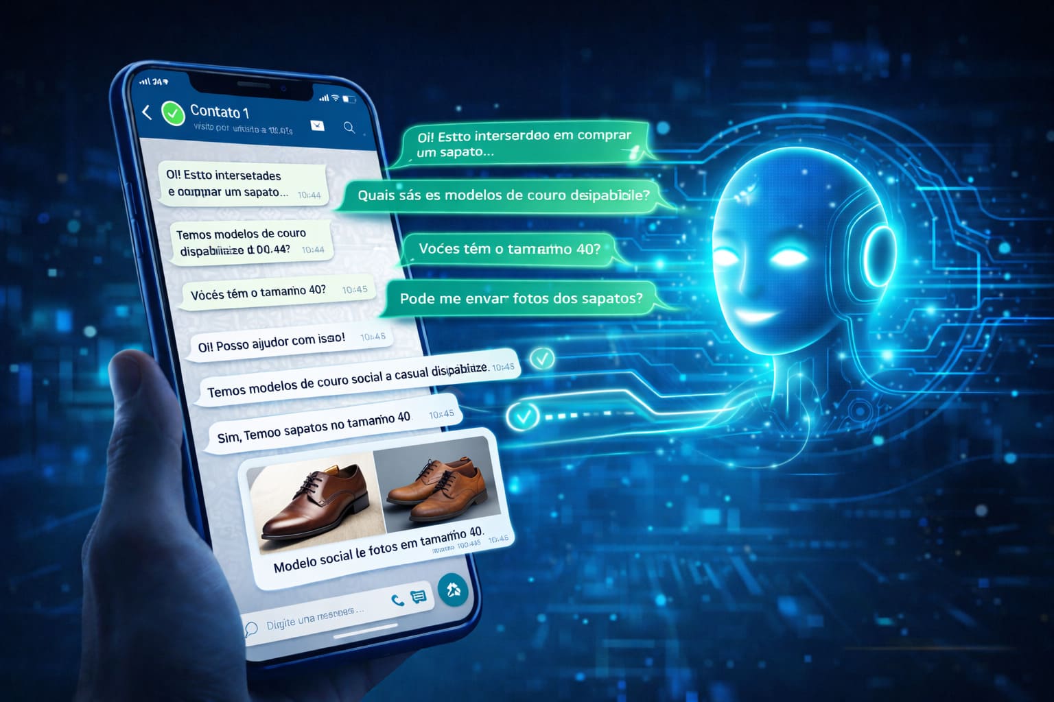 Agendamento automático pelo WhatsApp
