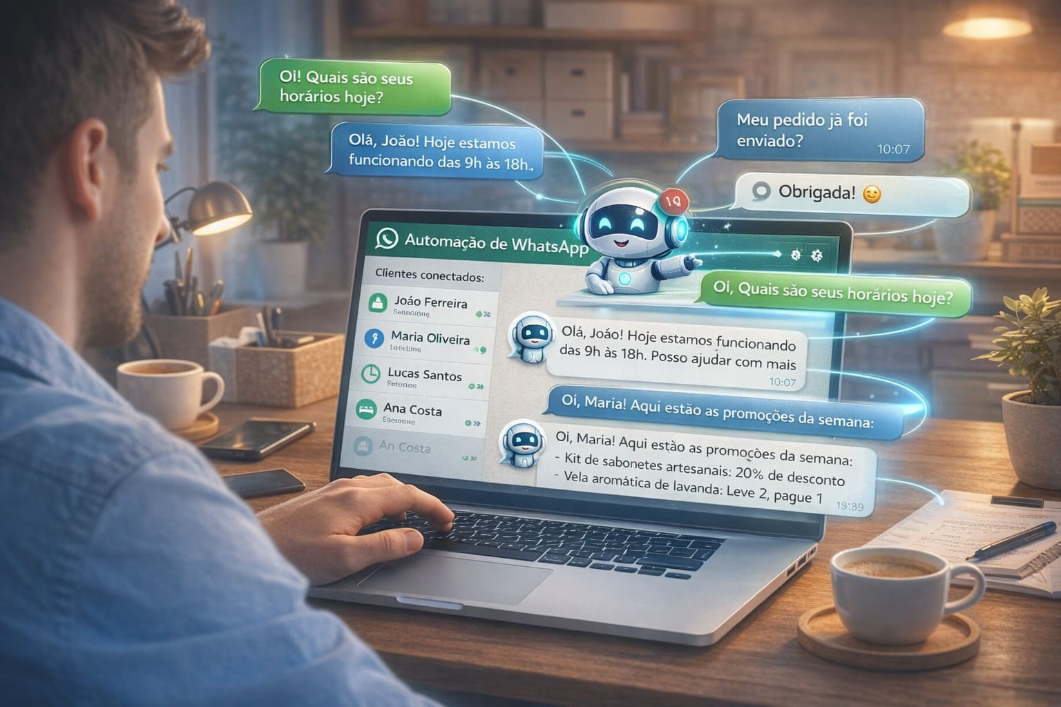 Automação de WhatsApp para pequenas empresas
