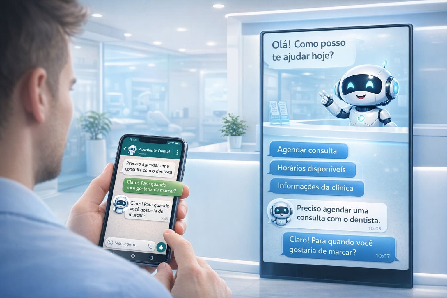 Chatbot para clínicas e dentistas