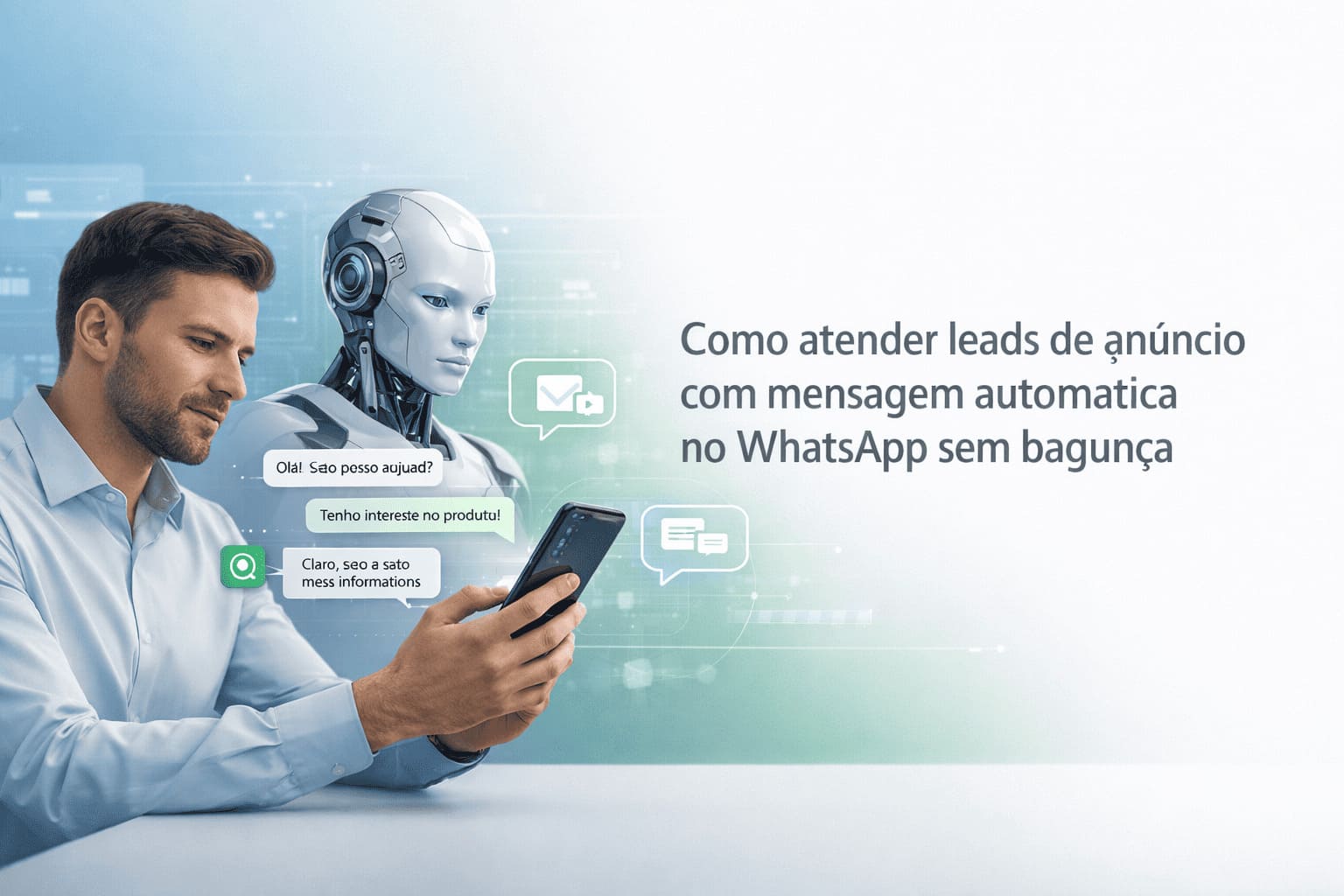 Como atender leads de anúncio com mensagem automática no WhatsApp sem bagunça