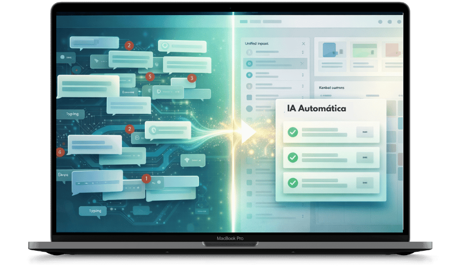 Chatbot para WhatsApp com IA no painel do Chat Inteligente (inbox, fila e métricas)